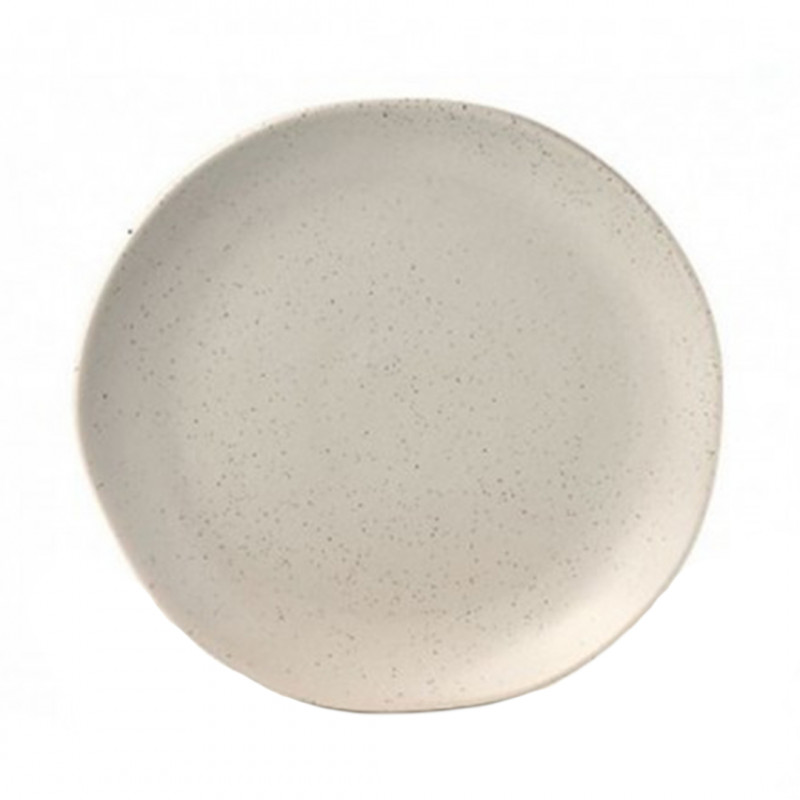 Set 6 plato porcelana marfil 27cm Terra