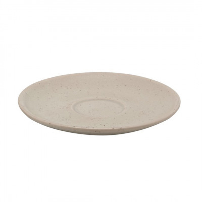 Set 6 plato té porcelana marfil 14cm Terra