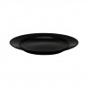 Set plato 20cm 6 piezas porcelana negra Eclipse
