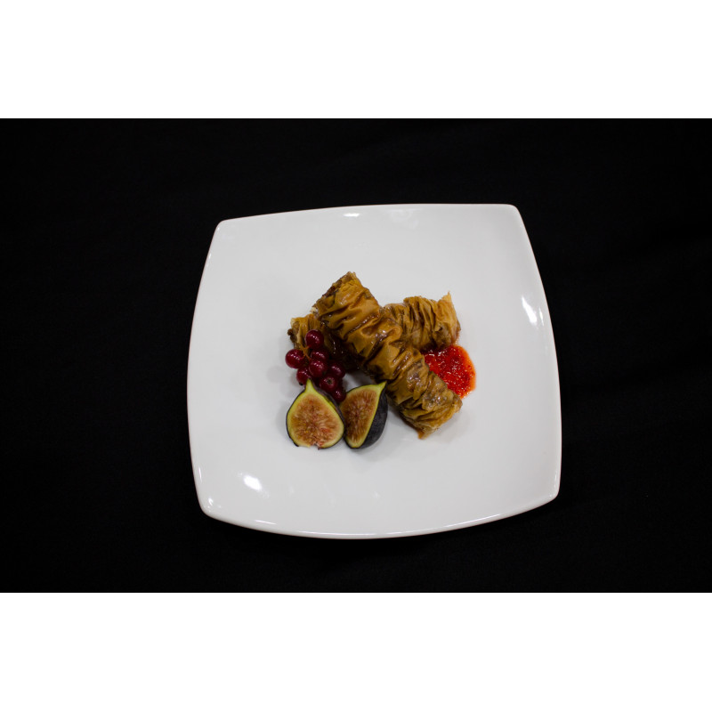 Set 6 plato principal porcelana 23.5cm Prisma