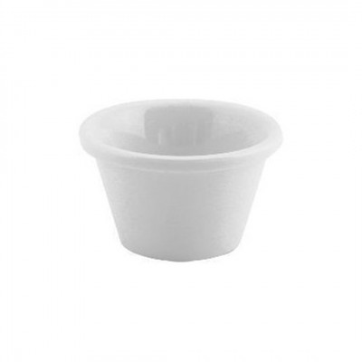 SET 6 RAMEKIN HOTEL LISO 45ML  PORC BLANCO