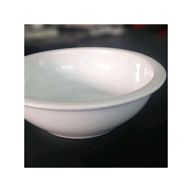 Bowl Redondo | Set de Cuenco con Borde Porcelana 3 Piezas de 20cm