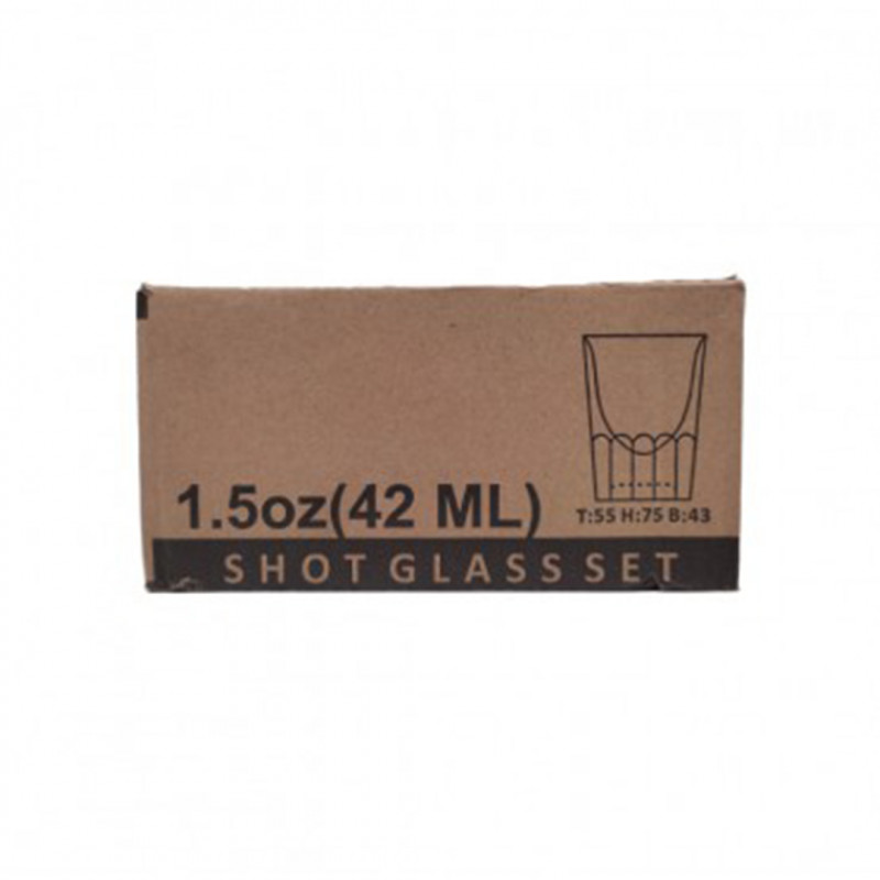 Set vasos licor 43ml Shooter 6 unidades