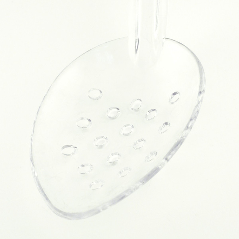 Cuchara Buffet Perforada Pc Transp 28X7.3Cm