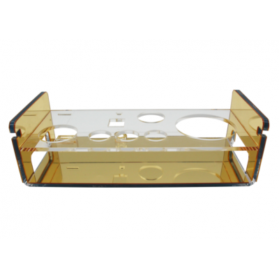 Rack organizador bar dorado 26x10x7.9cm BARKEEPER
