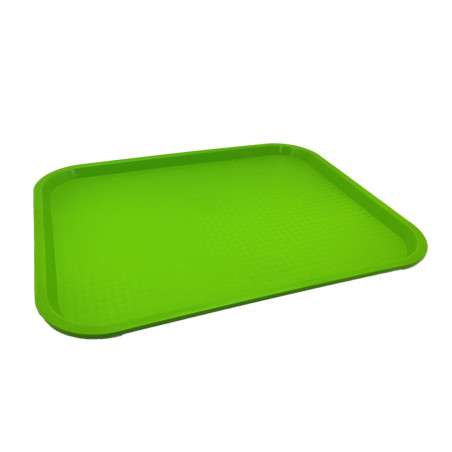 Bandeja autoservicio plástico 45.5x 35.5cm pistacho Big Chef | Steward.cl