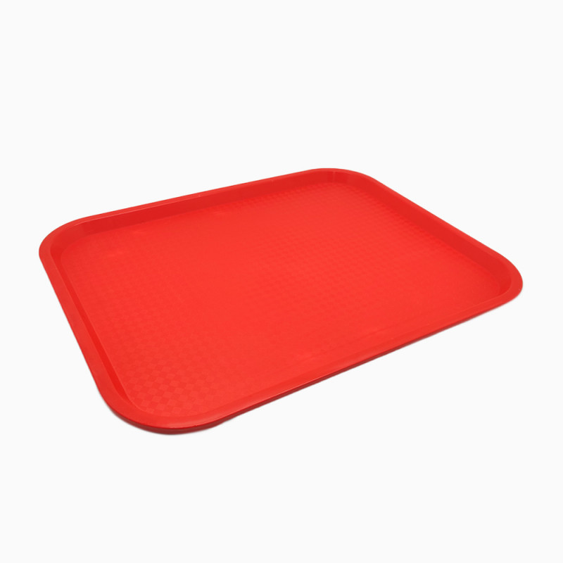 Bandeja autoservicio plástico 45.5x 35.5cm roja Big Chef | Steward.cl
