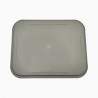 Bandeja autoservicio plástico 45.5x 35.5cm gris Big Chef | Steward.cl