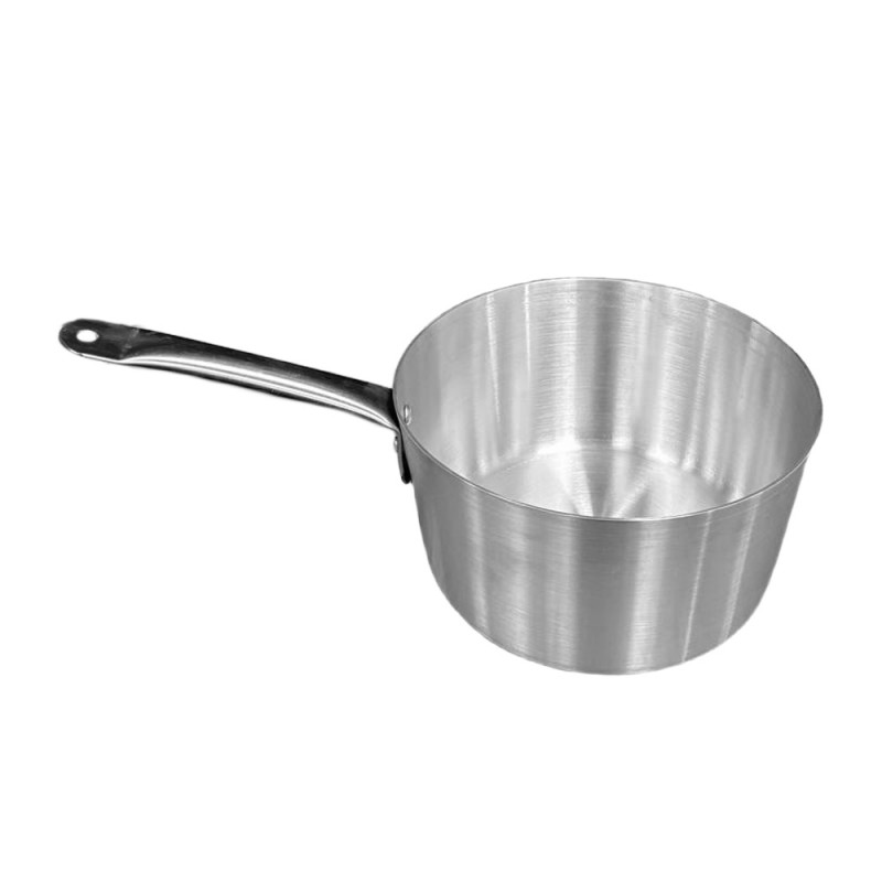 CAZO BAJO S/TAPA ALUM Ø22.5X11.7CM 3.5LTS C/MANGO INOX 2.0MM ER