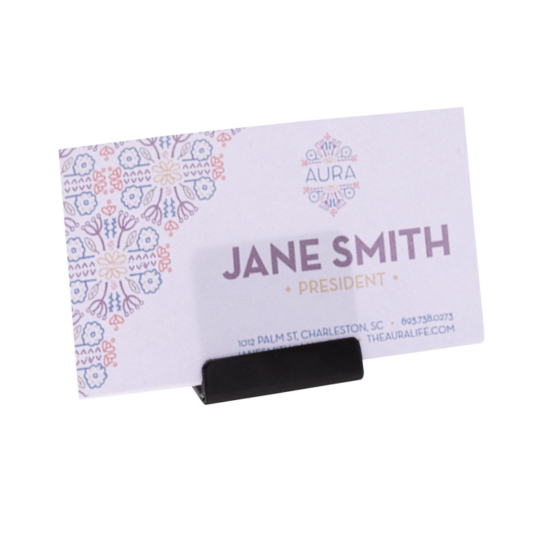 PORTA NÚMERO METAL NEGRO RECT 3.5X3.5X3CM MCHSQ03 KMW