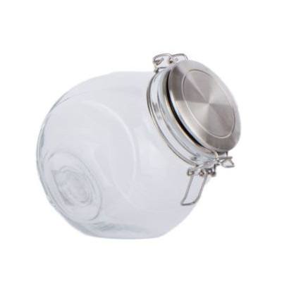 CONTENEDOR DE ALIMENTOS VIDRIO RDO 1.5LTS C/TAPA INOX BIG CHEF