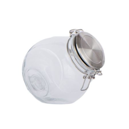 CONTENEDOR DE ALIMENTOS VIDRIO RDO 1.5LTS C/TAPA INOX BIG CHEF