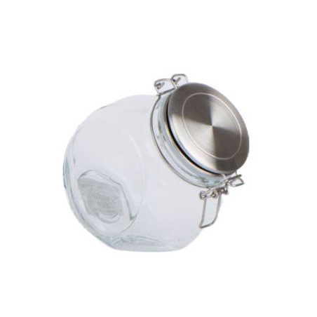 CONTENEDOR DE ALIMENTOS VIDRIO RDO 1.2LTS C/TAPA INOX BIG CHEF