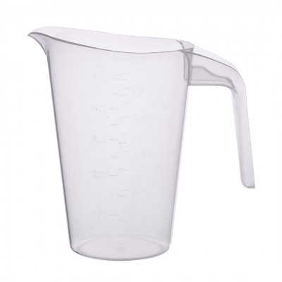 JARRO GRADUADO S/TAPA PP TRANSP 0.5 LTS PLMS-05A