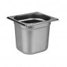 Depósito gastronorm 1/6 15cm acero inoxidable 0.5mm Chefnorm