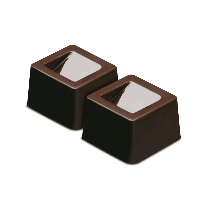 MOLDE BOMBONES CUBO SILICON CAFE 15 CAVIDADES 26X26X18MM SILIKOMART SCG02