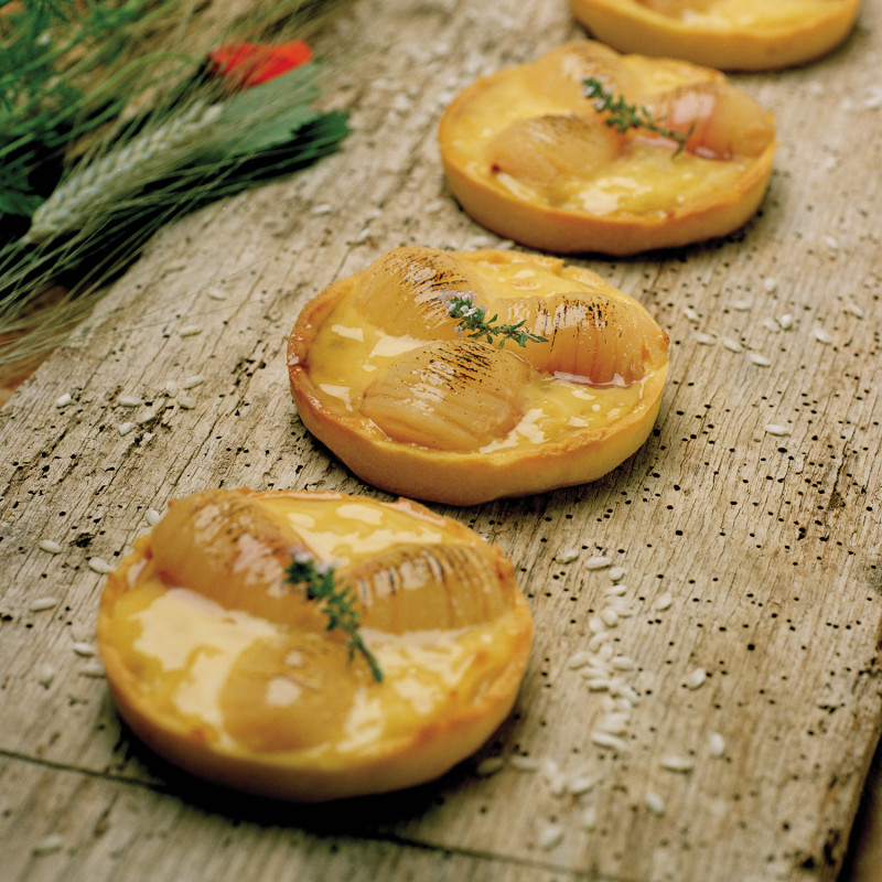 MOLDE FLAN GRA SILICON TERRACOTA 6 CAVIDADES Ø80X18MM SILIKOMART SF047