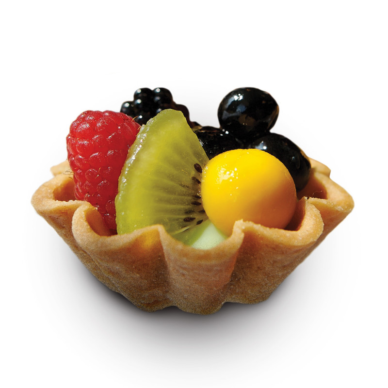 MOLDE BRIOCHETA BAJO SILICON TERRACOTA 6 CAVIDADES Ø79X30MM SILIKOMART SF035