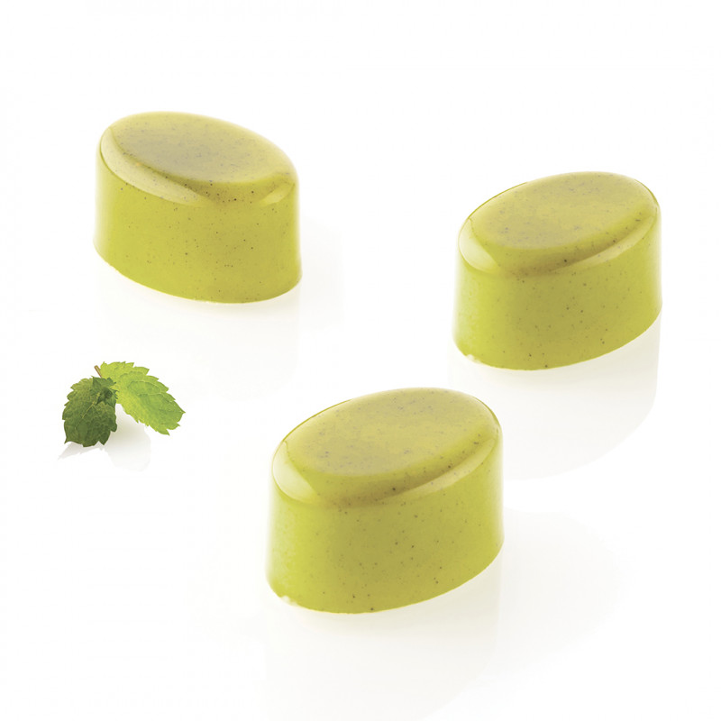 MOLDE BOMBONES OVALO INDIV (OVALE 01 P) TRITAN 24 CAVIDADES 33X23X15MM SILIKOMART CH014