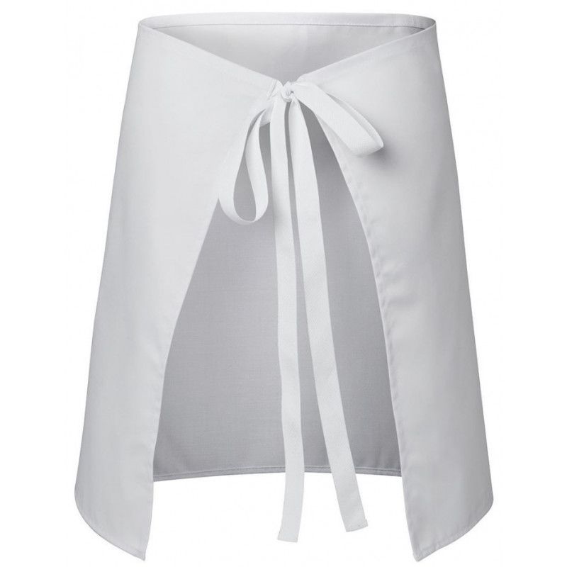 Mandil Chef Largo Blanco Sin Bolsillo