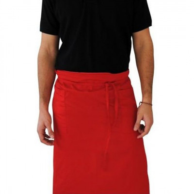 Mandil Chef Largo Rojo