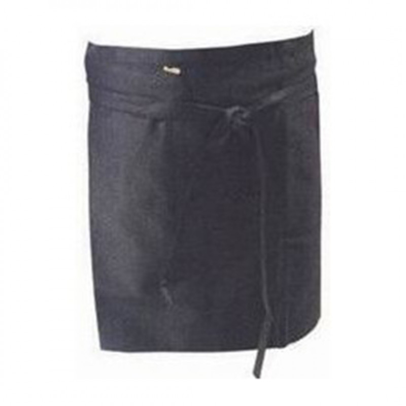 Mandil Chef Corto Con Bolsillo Negro