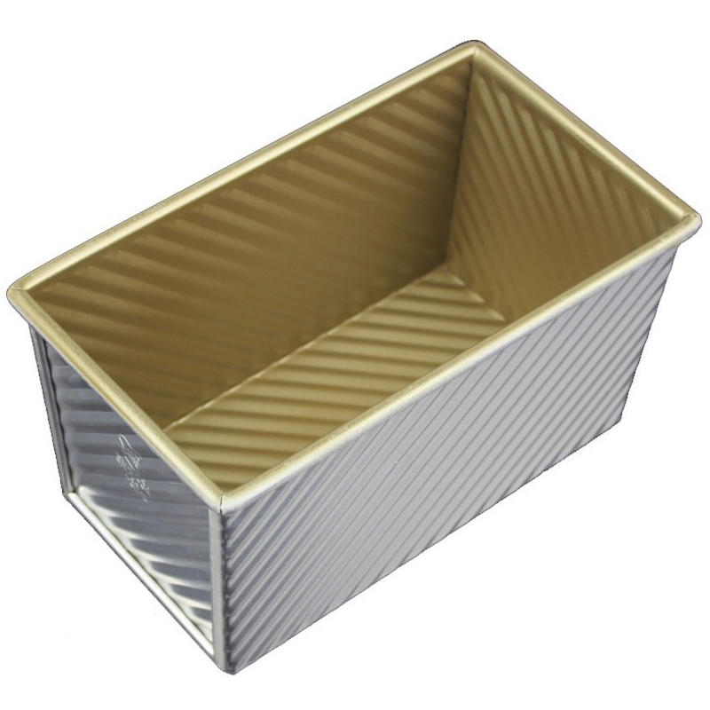 Molde Pan Alum 1.0Mm Sanneng 19.6X10.6X11Cm Teflon Dorado
