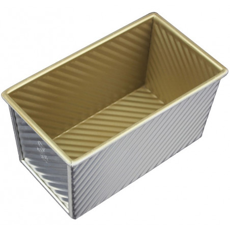 Molde Pan Alum 1.0Mm Sanneng 19.6X10.6X11Cm Teflon Dorado