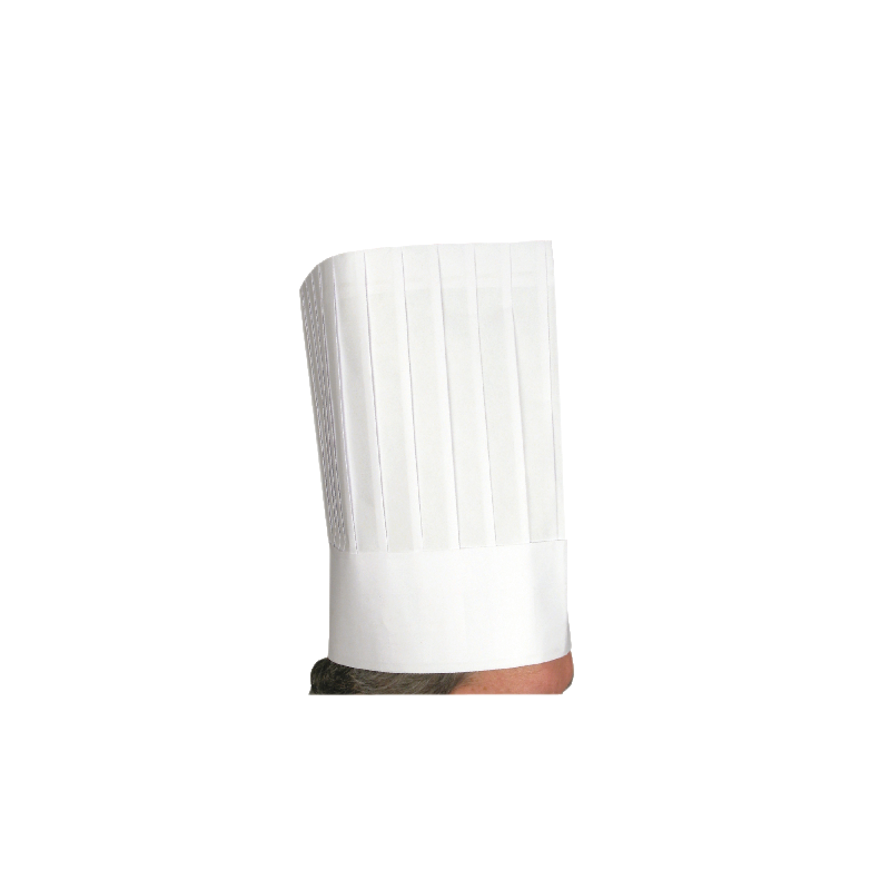 Gorro Chef 30Cm Blanco 10U Desech.