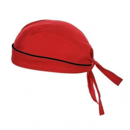 Bandana Roja Con Vivo Negro