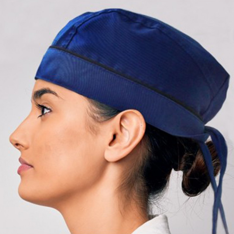 Bandana Azulina Con Vivo Negro