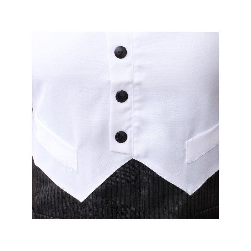 Pechera Garzon Negro/Blanco