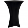 Funda W&L Negra Spandex Para Mesa Cocktail 80