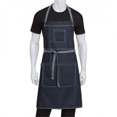 Pechera Mezclilla Con Bolsillo