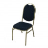 Silla Banquet apilable tapiz azul