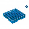 Rack plástico 49 compartimientos azul