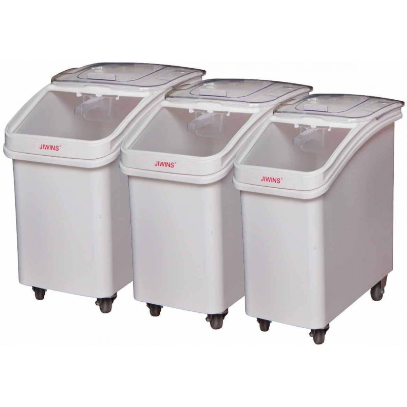 Contenedor con ruedas 102L Para Ingredientes 75X41X74Cm