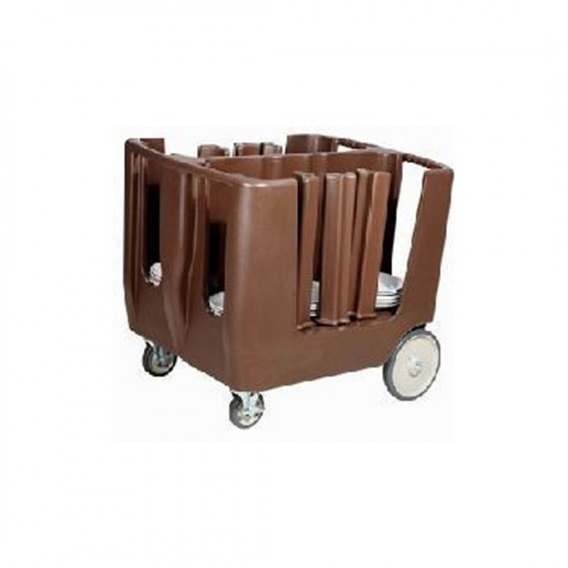 Carro Portaplatos 240P Plast Cafe 93X72X80Cm