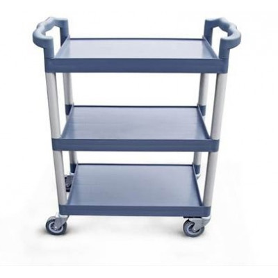 Carro Servicio 3Niv 81X40X96Cm Plast Gris