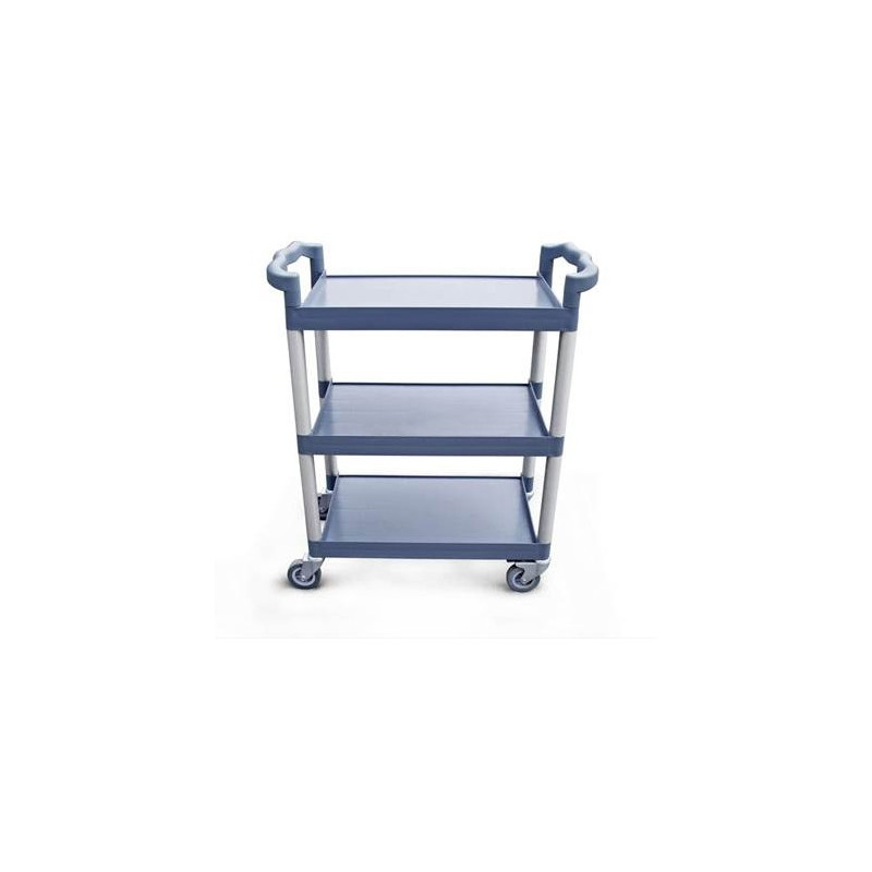 Carro Servicio 3Niv 81X40X96Cm Plast Gris