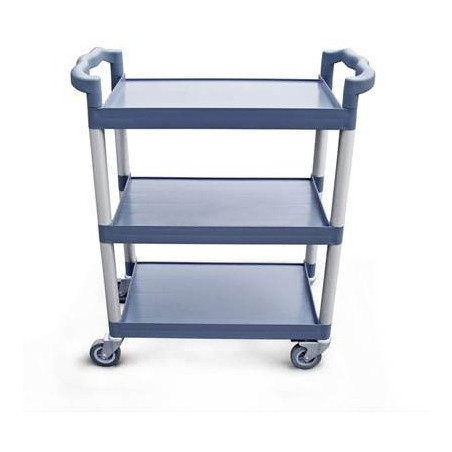 Carro Servicio 3Niv 81X40X96Cm Plast Gris
