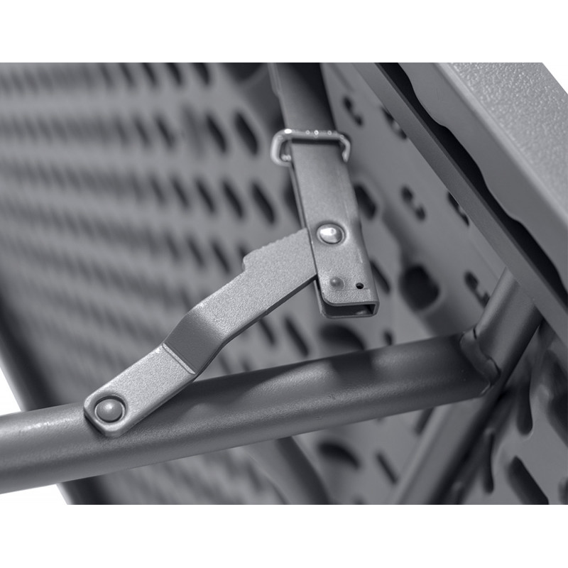 Mesa plastica gris 180x75cm Zown