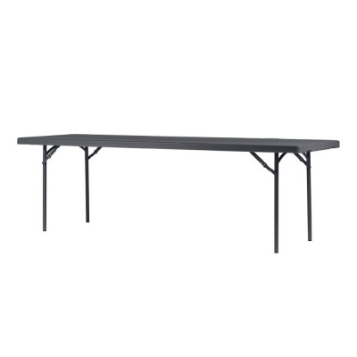 Mesa plastica gris 243x76cm Zown