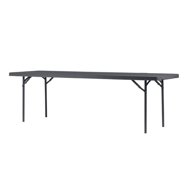 Mesa plastica gris 243x76cm Zown