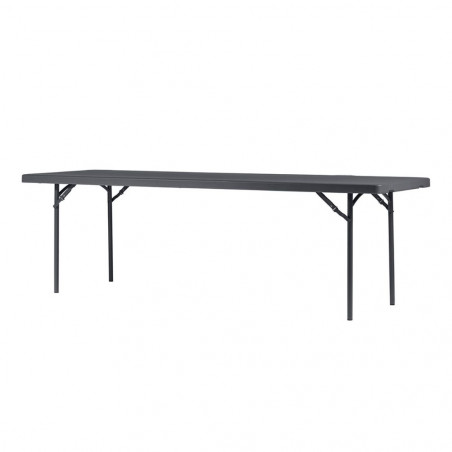 Mesa plastica gris 243x76cm Zown