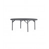 Mesa plástica redonda patas plegables 180cm Zown