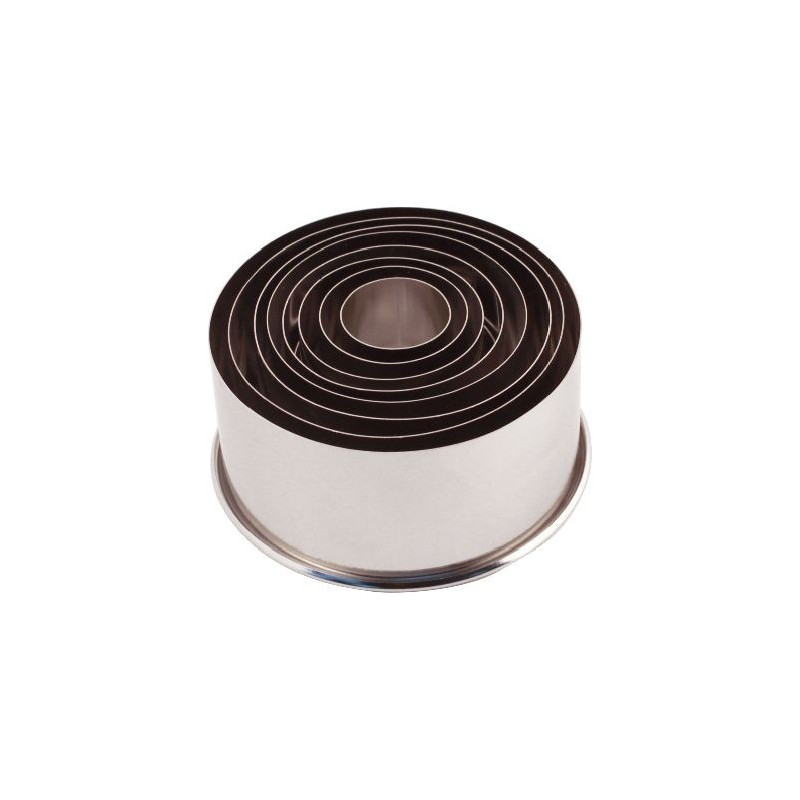 Set 8 Cortadores Masa Acero Inoxidable Sanneng