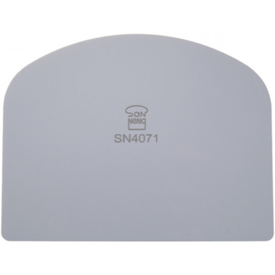 Set Raspadores Masa Plastico Borde Liso 13X10Cm 5 Unidades