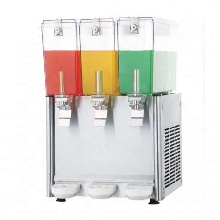 Dispensador Jugo 3 Depositos 18 Litros Electrico