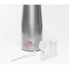 Sifón Crema 0.5LTS Aluminio Plateado  C/Comple. Cabeza Plástica | Bestwhip